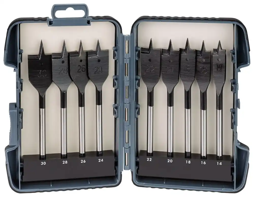 Makita Accessoires P-80802 Jeu de forets rapides 9 pièces 1/4" ZK form E