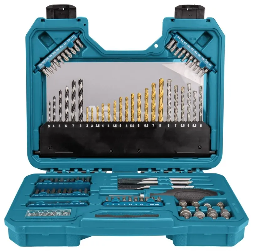 Makita Accessoires P-90364 Jeu d‘‘embouts de perçage et de vissage 105 pièces
