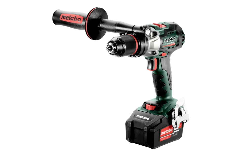 Metabo 602360650 Perceuse à percussion sans fil SB 18 LTX BL I 18 Volt 5.2 AH Li-ion dans metaBOX 145 L