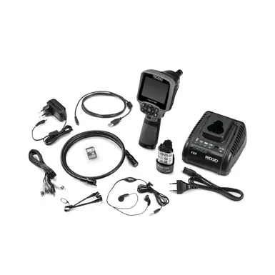 Ridgid 63888 micro CA-350x Caméra d‘inspection avec Wi-Fi 230 V avec batterie 12V
