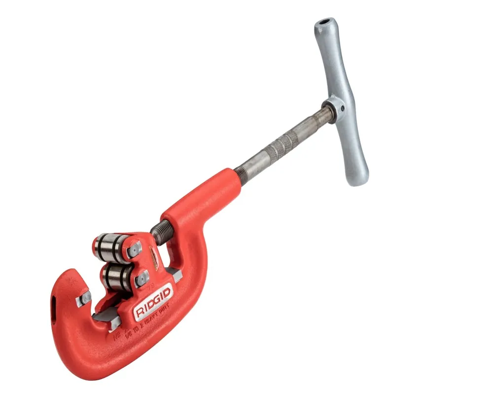 Ridgid 32895 modèle 202 coupe-tube à usage intensif 1/8" - 2" avec rouleaux larges