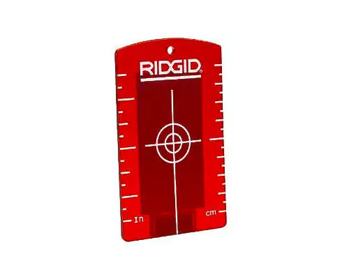 Ridgid Accessoires 41373 Plaque cible magnétique micro CL-100/DL-500