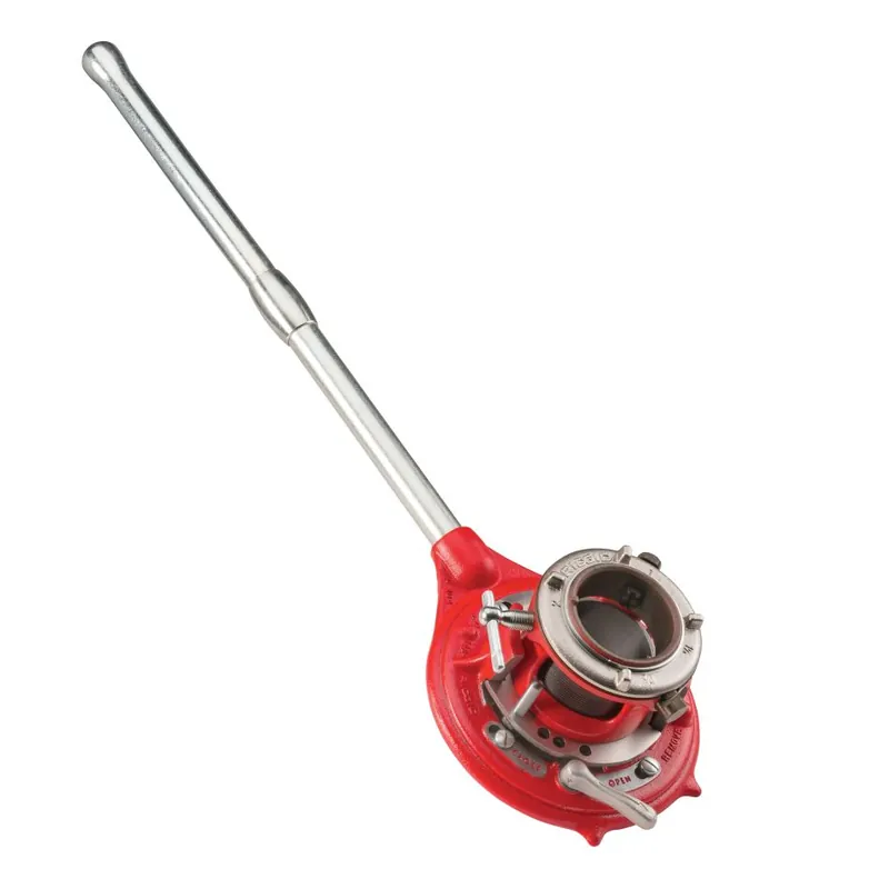 Ridgid Accessoires 38100 65R-TC Fer à fileter manuel pour chants 1" - 2" NPT avec 1 jeu de matrices à grande vitesse pour la tête de coupe 65R