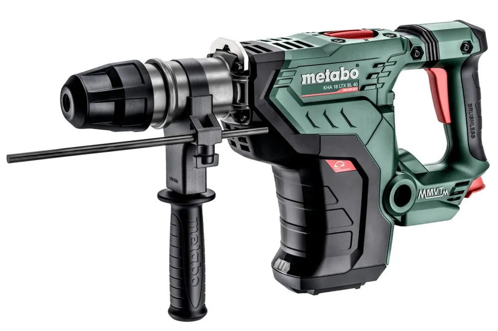 Metabo 600752840 KHA 18 LTX BL 40 marteau combi sans fil SDS-max 8.6 J 18V sans batteries et chargeur