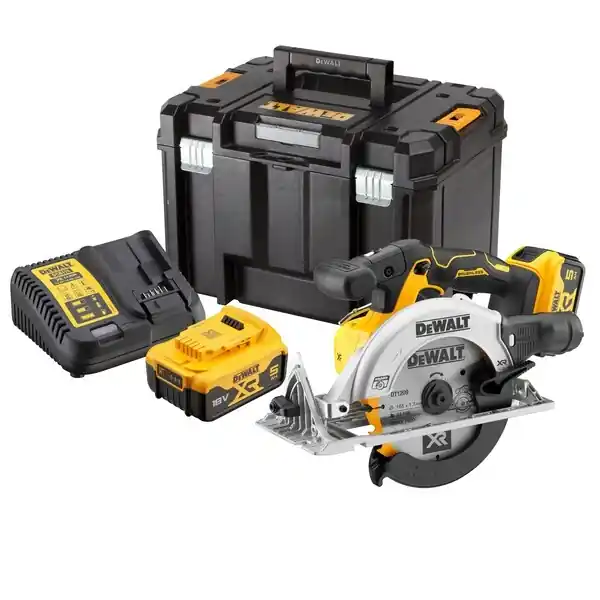 DeWalt DCS565P2-QW Scie circulaire XR Accu 165mm 18V 5.0Ah Li-Ion en TSTAK