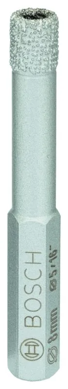 Bosch Bleu Accessoires 2608580892 Forets à sec diamantés Standard pour la céramique 8 x 33 mm