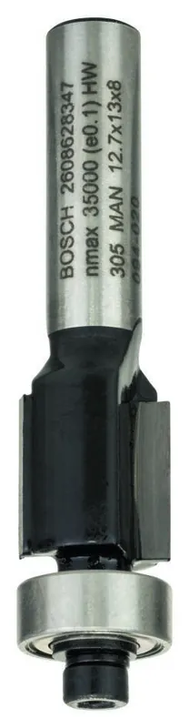 Bosch Bleu Accessoires 2608628347 Affleureuse, 8 mm, D1 12,7 mm, L 13 mm, G 56 mm 8 mm, D1 12,7 mm, L 13 mm, G 56 mm