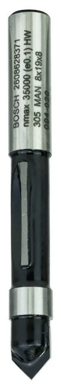 Bosch Bleu Accessoires 2608628371 Fraise à copier, 8 mm, D1 8 mm, L 19 mm, G 66 mm 8 mm, D1 8 mm, L 19 mm, G 66 mm