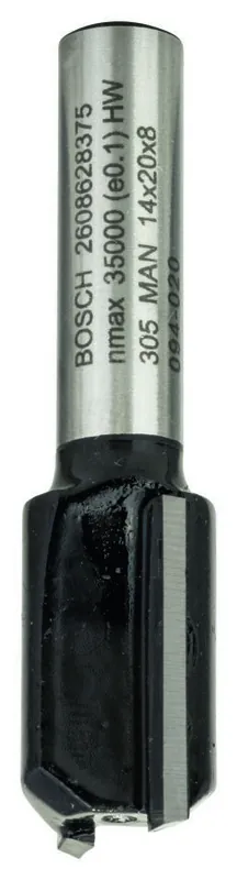 Bosch Bleu Accessoires 2608628375 Coupe-doigts, 8 mm, D1 14 mm, L 20 mm, G 51 mm 8 mm, D1 14 mm, L 20 mm, G 51 mm