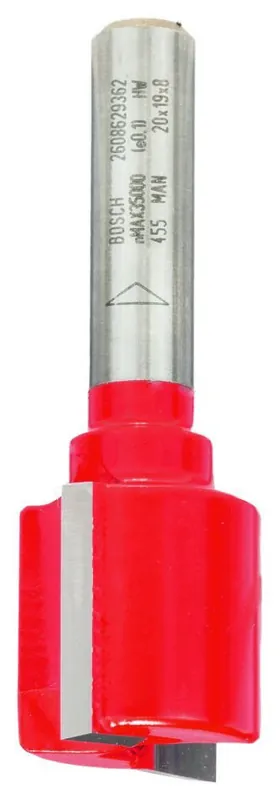 Bosch Bleu Accessoires 2608629362 Expert pour toupie à doigts en bois, carbure, 8 mm, D1 20 mm, L 19 mm, G 56 mm 8 mm, D1 20 mm, L 19 mm, G 56 mm