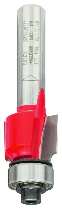 Bosch Bleu Accessoires 2608629371 Expert pour profil rond en bois, 8 mm, D 16,7 mm, R1 2 mm, L 12,7 mm, G 55 mm 8 mm, D 16,7 mm, R1 2 mm, L 12,7 mm, G 55 mm