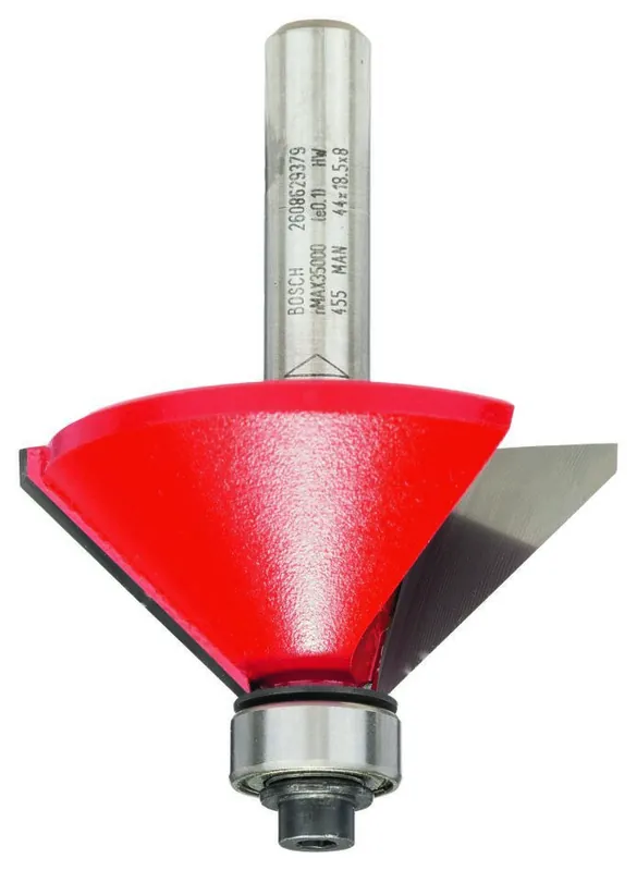 Bosch Bleu Accessoires 2608629379 Expert pour les coupeurs de phase en bois, 8 mm, D 44 mm, L 18,5 mm, G 61 mm 8 mm, D 44 mm, L 18,5 mm, G 61 mm