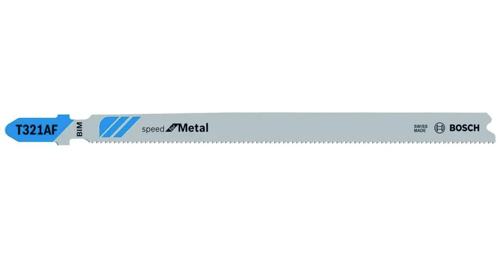 Bosch Bleu Accessoires 2608636705 Lame de scie sauteuse T 321 AF Speed pour métal