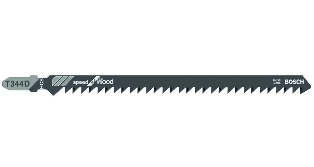 Bosch Bleu Accessoires 2608637944 Lame de scie sauteuse T 344 D Speed pour le bois
