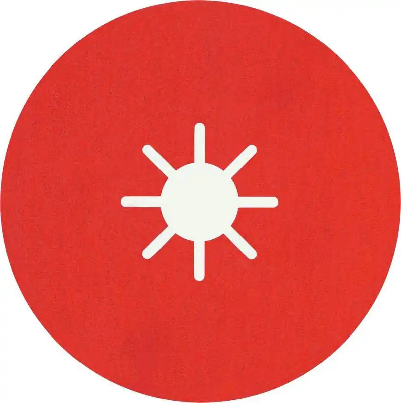 Bosch Bleu Accessoires 2608621831 Expert R782 Disque en fibre céramique prismatique 180 mm, 22,23 mm K120