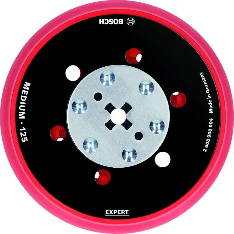 Bosch Bleu Accessoires 2608900004 Expert Multihole Backing pads universal 125 mm, medium hard