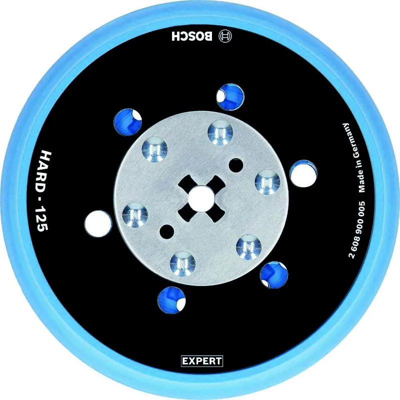 Bosch Bleu Accessoires 2608900005 Expert Tampons d‘‘appui multi-trous universel 125 mm, dur