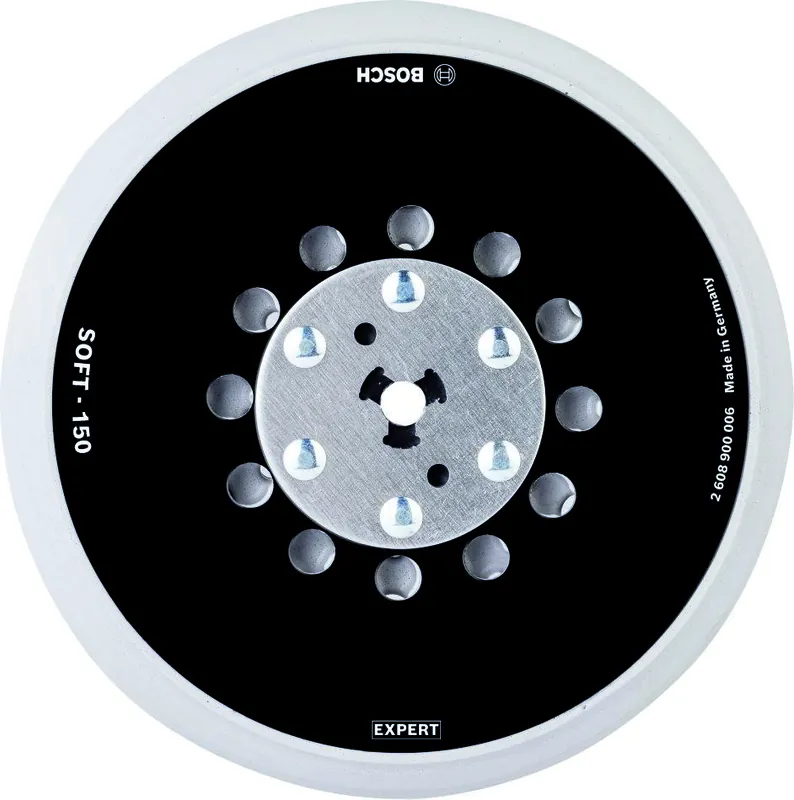 Bosch Bleu Accessoires 2608900006 Expert Tampons d‘‘appui multi-trous universel 150 mm, doux