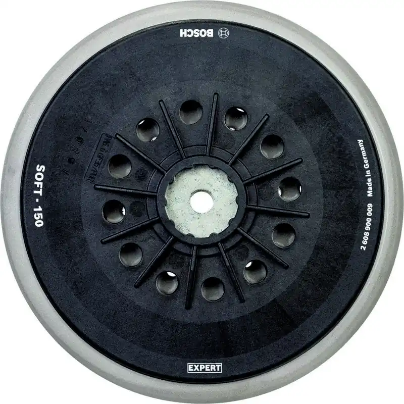 Bosch Bleu Accessoires 2608900009 Expert Tampons d‘‘appui multi-trous pour Bosch 150 mm, souple