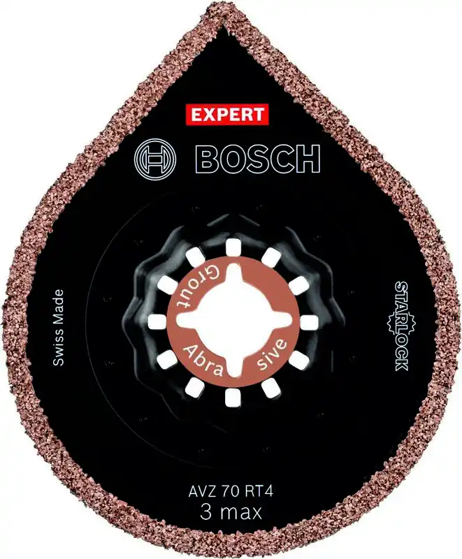 Bosch Bleu Accessoires 2608900042 Expert 3 Max AVZ 70 RT4 plaque de jonction multi-outils 70 mm 10 pièces