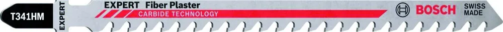 Bosch Bleu Accessoires 2608900564 Expert ‘‘Fiber Plaster‘‘ T 341 HM lame de scie sauteuse 3 pièces