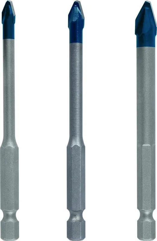 Bosch Bleu Accessoires 2608900595 Expert HardCeramic HEX-9 jeu de forets 5/6/8 mm 3 pièces