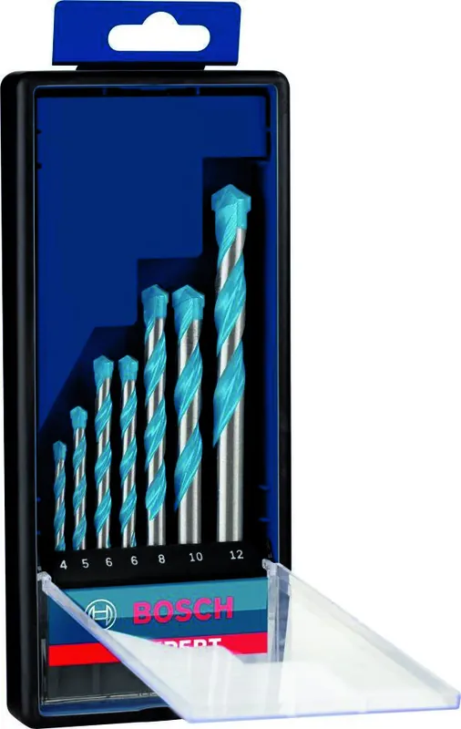 Bosch Bleu Accessoires 2608900647 Expert CYL-9 Jeu de forets MultiConstruction 4/5/6/6/8/10/12 mm 7 pièces