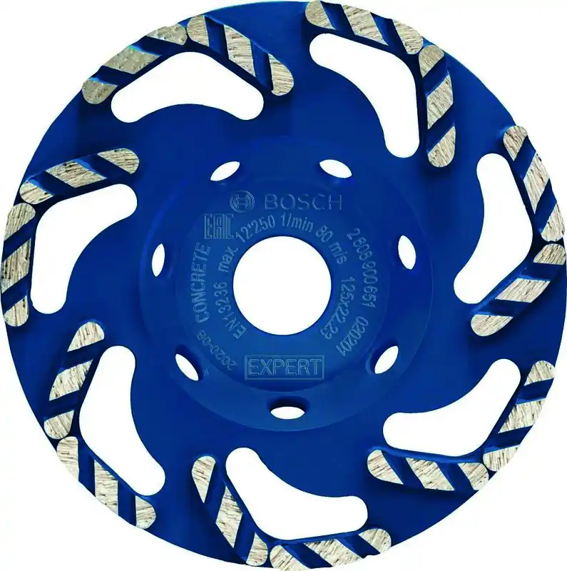 Bosch Bleu Accessoires 2608900651 Tête de coupe diamantée Expert Concrete 125 x 22,23 x 4,5 mm