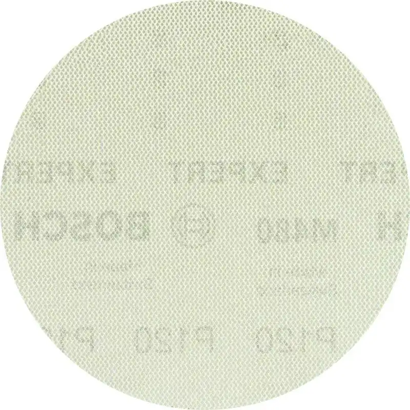 Bosch Bleu Accessoires 2608900673 Expert M480 filet de ponçage pour ponceuse excentrique 125 mm, K120 5 pièces