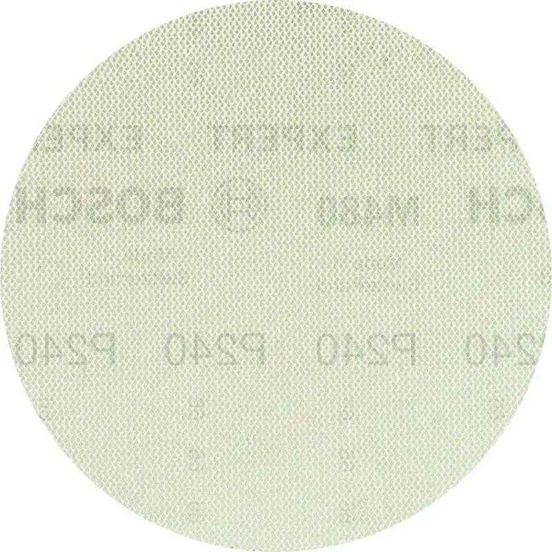 Bosch Bleu Accessoires 2608900677 Expert M480 Filet de ponçage pour ponceuses à orbite aléatoire 125 mm, K240 5 pièces