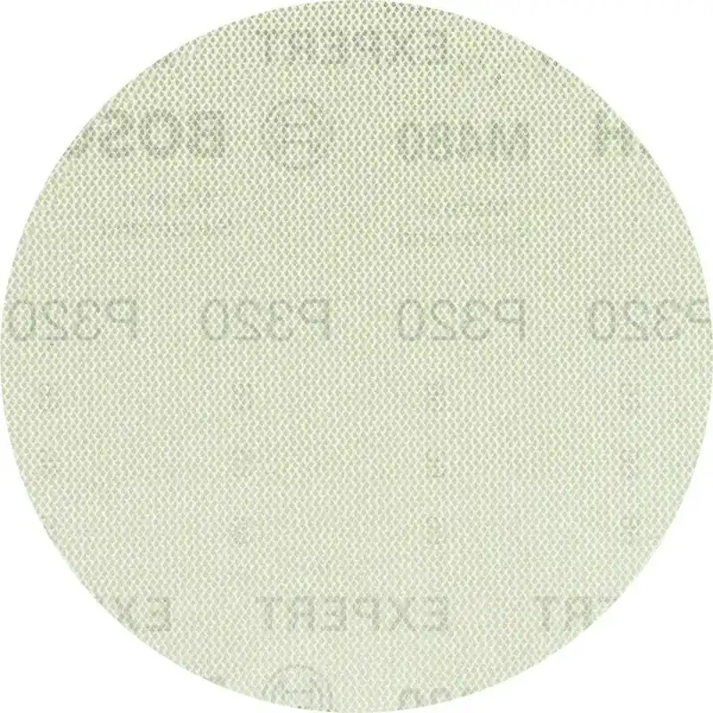 Bosch Bleu Accessoires 2608900687 Filet de ponçage Expert M480 pour ponceuses à orbite aléatoire 125 mm, K320 50 pièces