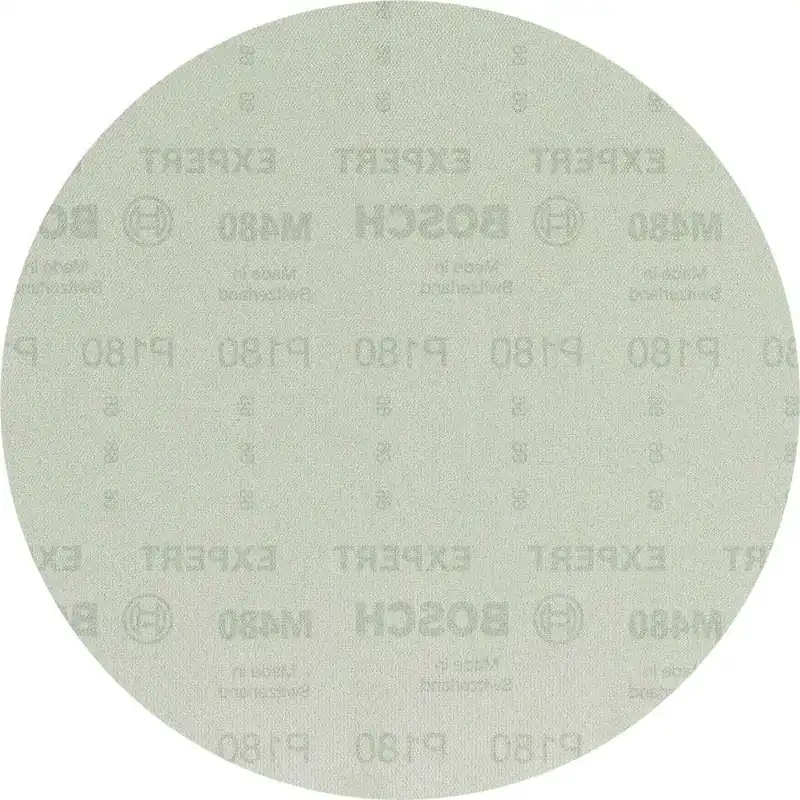 Bosch Bleu Accessoires 2608900711 Filet de ponçage Expert M480 pour ponceuses de cloisons sèches 225 mm, K180, 25 pièces