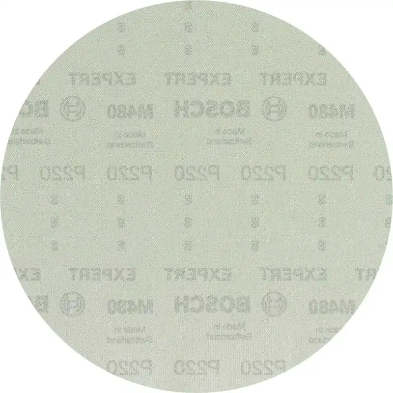 Bosch Bleu Accessoires 2608900712 Filet de ponçage Expert M480 pour ponceuses de cloisons sèches 225 mm, K220, 25 pièces