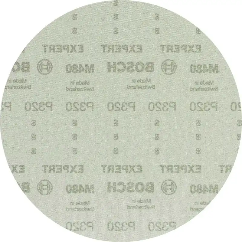 Bosch Bleu Accessoires 2608900714 Filet de ponçage Expert M480 pour ponceuses de cloisons sèches 225 mm, K320, 25 pièces