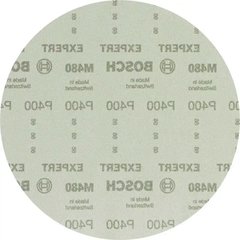 Bosch Bleu Accessoires 2608900715 Filet de ponçage Expert M480 pour ponceuses de cloisons sèches 225 mm, K400, 25 pièces
