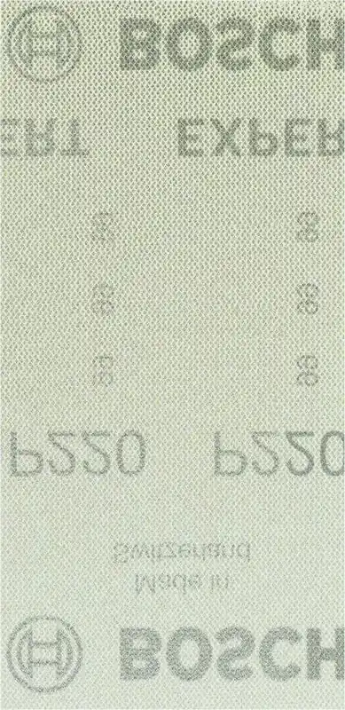 Bosch Bleu Accessoires 2608900757 Filet de ponçage Expert M480 pour ponceuses à orbite aléatoire 93 x 186 mm, K220, 50 pièces