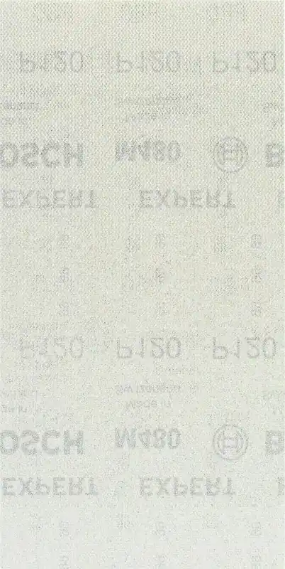 Bosch Bleu Accessoires 2608900763 Expert M480 filet de ponçage pour ponceuses excentriques 115 x 230 mm, K120, 10 pièces
