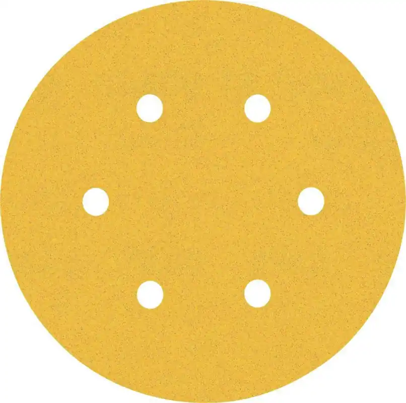 Bosch Bleu Accessoires 2608900817 Expert C470 papier abrasif à 6 trous pour ponceuses excentriques 150 mm, K120 5 pièces