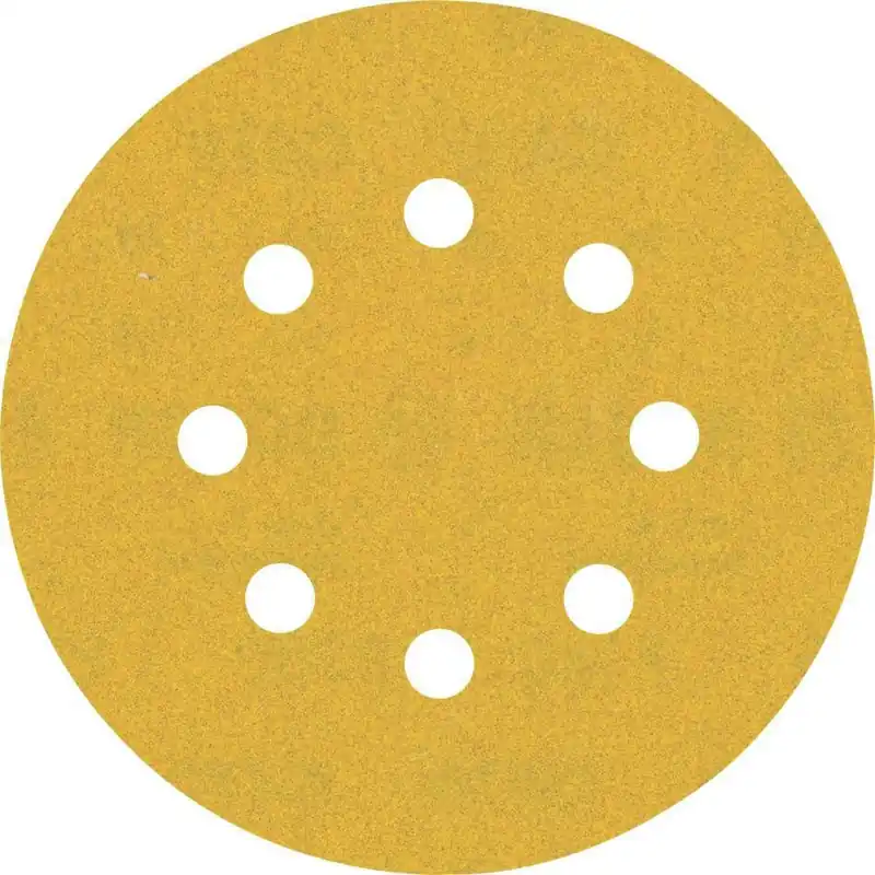 Bosch Bleu Accessoires 2608900913 Expert C470 papier abrasif avec 8 trous pour ponceuses à orbite aléatoire 125 mm, K180 50 pcs.