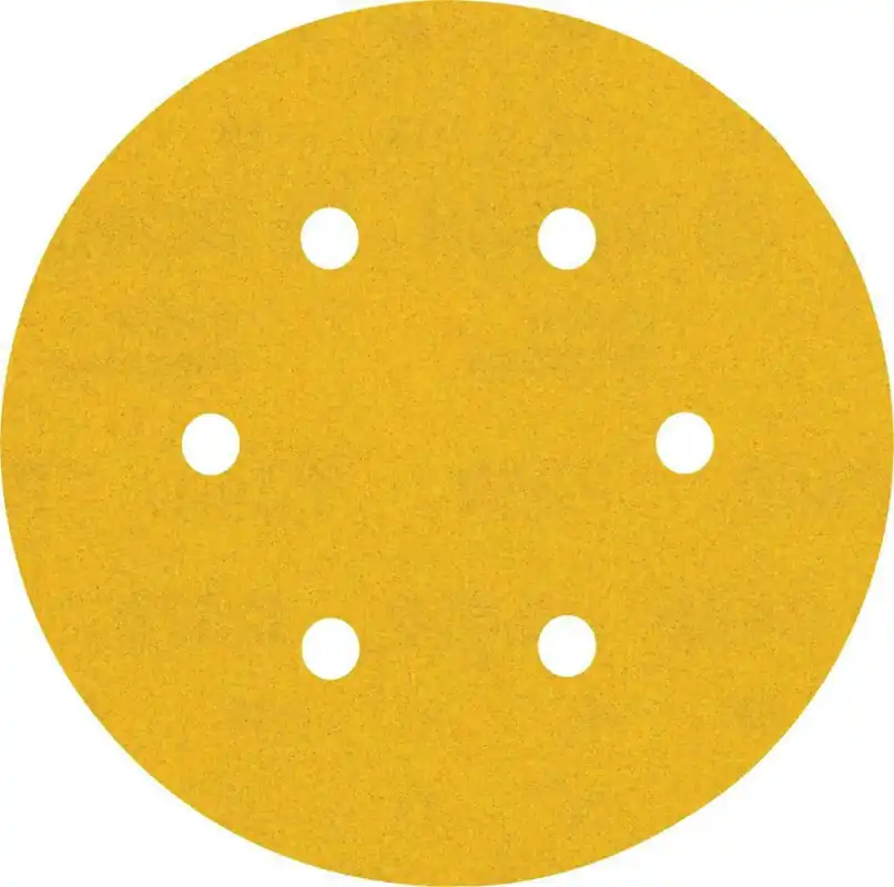Bosch Bleu Accessoires 2608900923 Expert C470 papier abrasif avec 6 trous pour ponceuses à orbite aléatoire 150 mm, K240 50 pièces