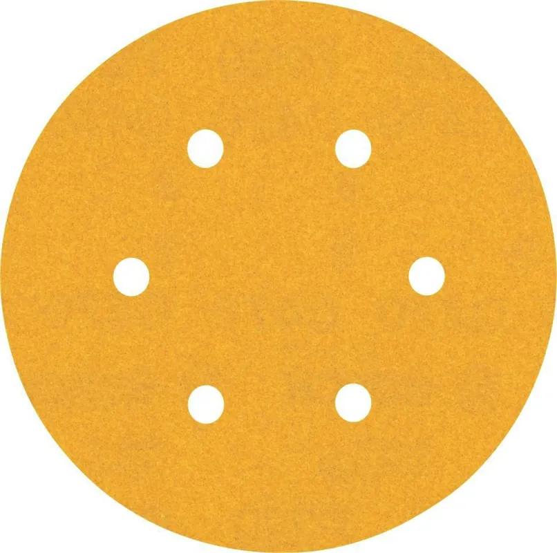 Bosch Bleu Accessoires 2608901123 Expert C470 papier abrasif avec 6 trous pour ponceuses à orbite aléatoire 150 mm, K220 50 pcs.
