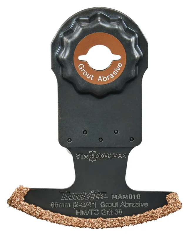 Makita Accessoires B-66503 MAM010 Coupe-joint HM 68x30mm K30 starlock Max lame multitool