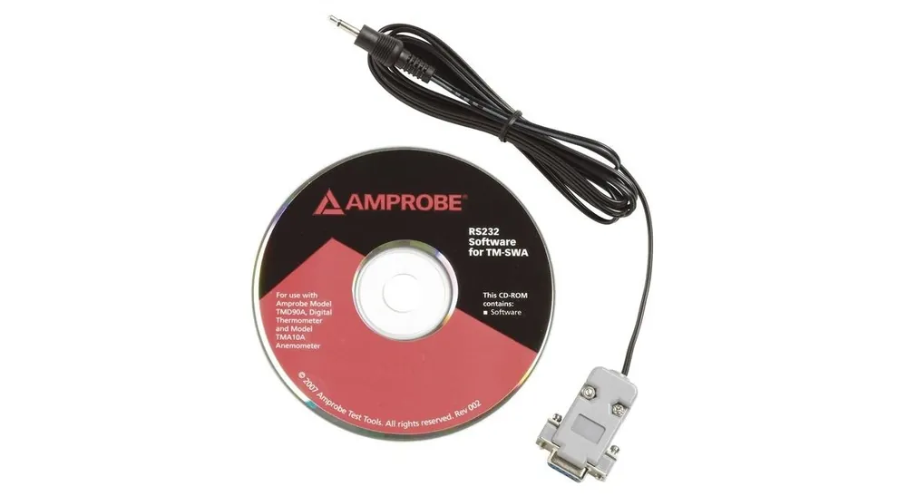 Beha-Amprobe 3027085 TM-SWA Logiciel et câble pour TMD90A et TMA10A (RS232)