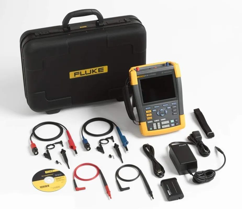 Fluke 4025383 190-102/EU/S Multimètre couleur 2 canaux 100 Mhz inclus kit SCC