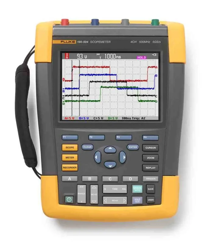 Fluke 4419875 190-504/EU Multimètre à 4 canaux 500MHz EU