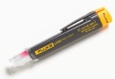 Fluke 2740300 LVD2 Détecteur de tension AC sans contact et torche LED 90V à 600V AC