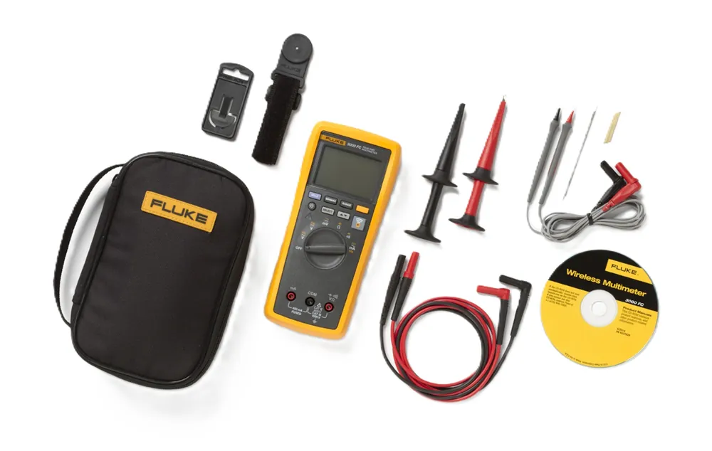 Fluke 4699333 3000FC/EDA2 Kit combiné multimètre et accessoires de luxe