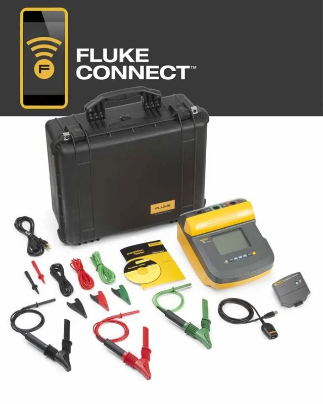 Fluke 4977469 1555 FC KIT Kit de test d‘‘isolation 10kV avec connecteur IR3000 FC