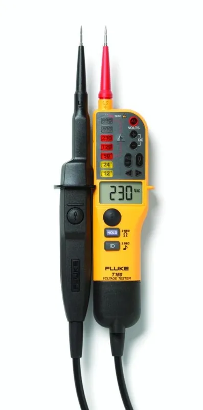 Fluke 4016977 T150 Pince de mesure de la tension et du courant avec écran LCD éclairé pour mesurer la résistance.