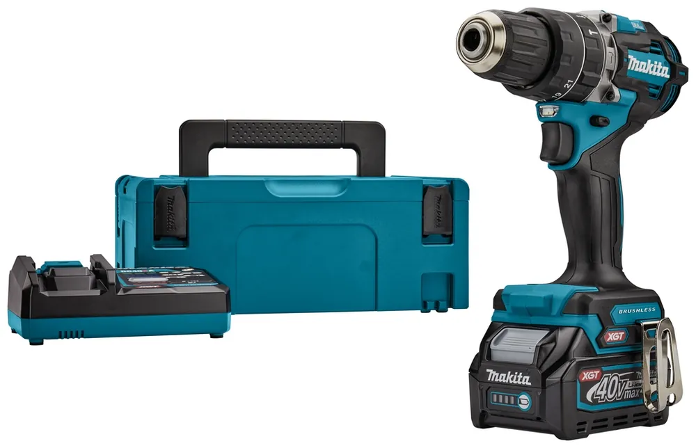 Makita HP002GA101 Visseuse-perceuse à percussion sans fil 40V max 2,0Ah Li-Ion dans Makpac